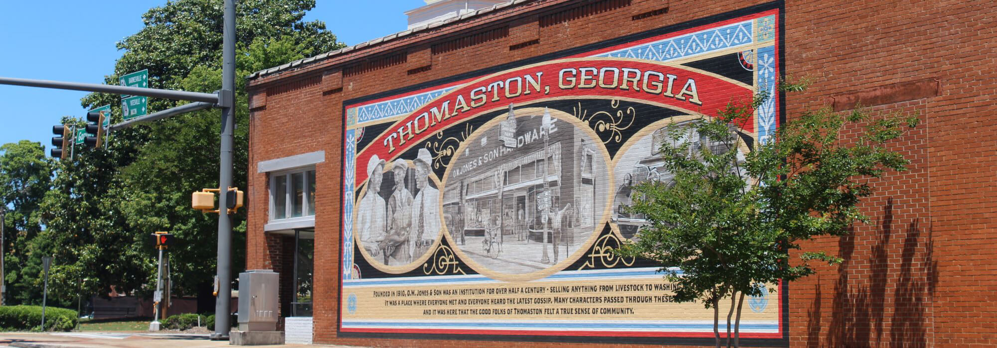 Wall mural in Thomaston Georgia